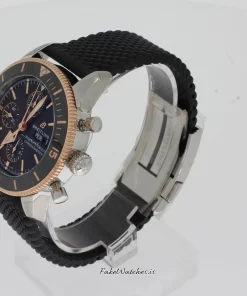 Alternative view of Breitling Superocean Heritage II Chronograph U13313121B1S1 Automatic 44mm Unisex Replica Watch - Black Dial, Gold/Steel Case