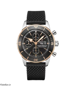 Breitling Superocean Heritage II Chronograph U13313121B1S1 Automatic 44mm Unisex Replica Watch - Black Dial, Steel Case