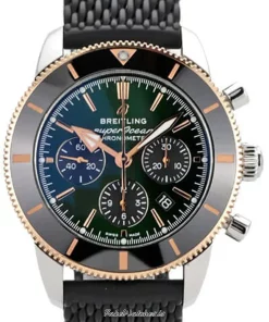 Breitling Superocean Heritage II Chronograph UB01622A1L1S1 Automatic 44mm Unisex Replica Watch - Green Dial, Steel Case