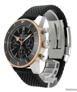 Alternative view of Breitling Superocean Heritage II Chronograph UB01622A1L1S1 Automatic 44mm Unisex Replica Watch - Green Dial, Steel Case