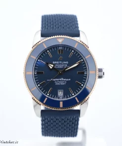 Breitling Superocean Heritage UB2010161C1S1 Automatic 42mm Unisex Replica Watch - Blue Dial, Gold/Steel Case