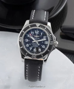 Breitling Superocean II 36 A17312C9/BD91 Automatic 37mm Unisex Replica Watch - Black Dial, Steel CaseMM