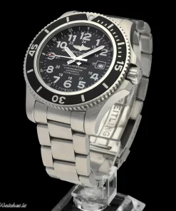 Alternative view of Breitling Superocean II 44 A17392 Automatic 44mm Unisex Replica Watch - Black Dial, Steel Case