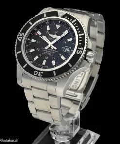 Alternative view of Breitling Superocean II 44 A17392 Automatic 44mm Unisex Replica Watch - Black Dial, Steel Case