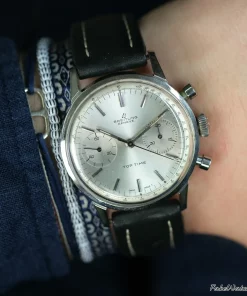 Breitling Top Time 2002 Manual winding 36mm Unisex Replica Watch - Silver Dial, Steel Case