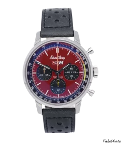 Breitling Top Time A25310241K1X1 Automatic 42mm Unisex Replica Watch - Red Dial, Steel Case