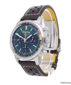 Alternative view of Breitling Top Time AB01762A1L1X1 Automatic 41mm Unisex Replica Watch - Green Dial, Steel Case