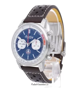 Alternative view of Breitling Top Time AB01763A1C1X1 Automatic 41mm Unisex Replica Watch - Blue Dial, Steel Case