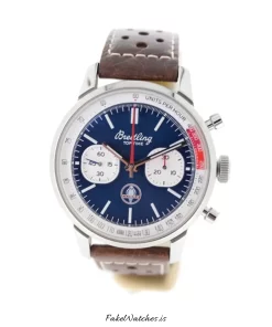 Breitling Top Time AB01763A1C1X1 Automatic 41mm Unisex Replica Watch - Blue Dial, Steel Case