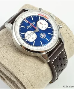 Alternative view of Breitling Top Time AB01763A1C1X1 Automatic 41mm Unisex Replica Watch - Blue Dial, Steel Case