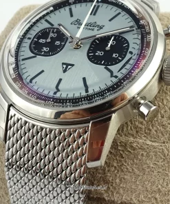 Alternative view of Breitling Top Time AB01764A1C1A1 Automatic 41mm Unisex Replica Watch - Blue Dial, Steel Case