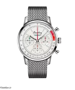 Breitling Top Time AB01766A1A1A1 Automatic 41mm Unisex Replica Watch - Silver Dial, Steel Case