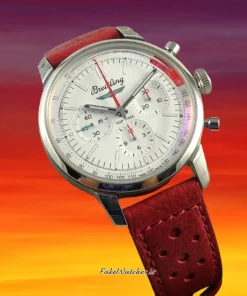 Breitling Top Time AB01766A1A1X1 Automatic 40mm Unisex Replica Watch - White Dial, Steel Case