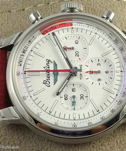 Alternative view of Breitling Top Time AB01766A1A1X1 Automatic 40mm Unisex Replica Watch - White Dial, Steel Case