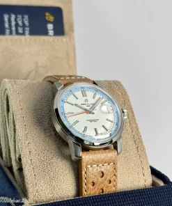 Breitling Top Time AB3113281A1X1 Automatic 38mm Unisex Replica Watch - White Dial, Steel Case
