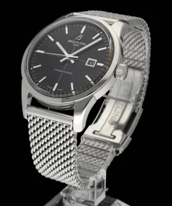 Alternative view of Breitling Transocean A10360 Automatic 43mm Unisex Replica Watch - Black Dial, Steel Case