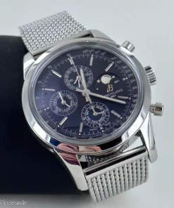 Breitling Transocean Chronograph 1461 A1931012 Automatic 43mm Unisex Replica Watch - Black Dial, Steel Case
