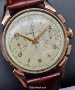 Breitling Vintage 1193 Manual winding 34mm Unisex Replica Watch - Silver Dial, Steel Case