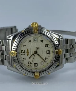 Breitling Wings Lady B67050 Quartz 31mm Female Replica Watch - Silver Dial, Gold/Steel Case