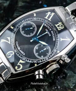 Franck Muller Casablanca 5850 C CC Manual winding 32mm Unisex Replica Watch - Black Dial, Steel Case
