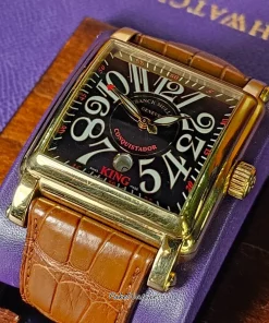Alternative view of Franck Muller Conquistador 10000 SC KING Automatic 45mm Unisex Replica Watch - Black Dial, Yellow Gold Case