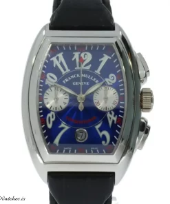 Franck Muller Conquistador 8001 CC Automatic 47mm Unisex Replica Watch - Blue Dial, Platinum CaseMM
