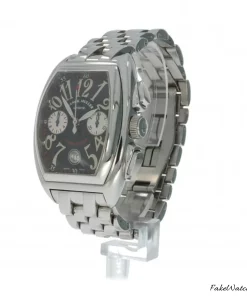Alternative view of Franck Muller Conquistador 8002 CC Automatic 48mm Unisex Replica Watch - Black Dial, Steel CaseMM