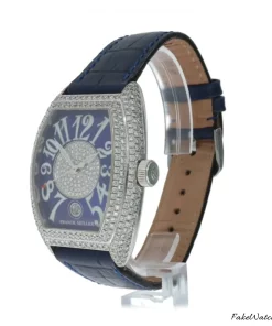 Alternative view of Franck Muller Conquistador 8005 SC D 1P Automatic 49mm Unisex Replica Watch - Blue Dial, White Gold CaseMM