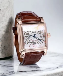 Alternative view of Franck Muller Conquistador Cortez 10000 K SC Automatic 45mm Male Replica Watch - Silver Dial, Rose Gold Case
