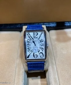 Alternative view of Franck Muller Long Island 1200 Automatic 32mm Unisex Replica Watch - White Dial, Steel Case