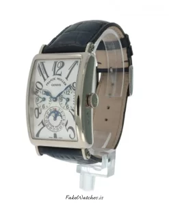 Alternative view of Franck Muller Master Banker 1250 MB L DT Automatic 45mm Unisex Replica Watch - Silver Dial, Rose Gold CaseMM