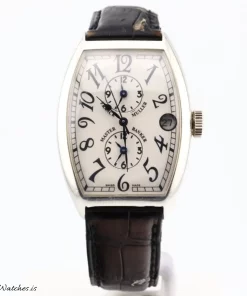 Franck Muller Master Banker 5850 MB Automatic 32mm Unisex Replica Watch - Silver Dial, Platinum Case