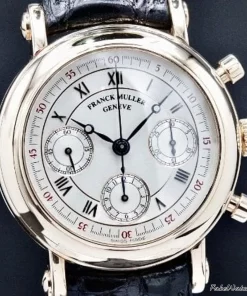 Alternative view of Franck Muller Unknown 7000DF Automatic Unisex Replica Watch - Silver Dial, White Gold Case