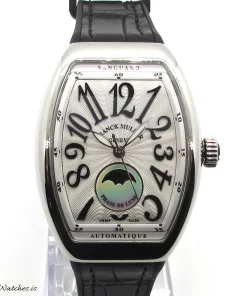 Franck Muller Vanguard V 32 SC Automatic 32mm Unisex Replica Watch - Silver Dial, Steel Case