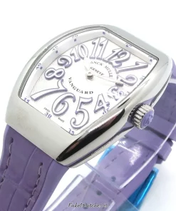 Franck Muller Vanguard V32QZ 32mm Female Replica Watch - White Dial, Steel Case