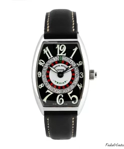 Franck Muller Vegas 5850 VEGAS Automatic 33mm Unisex Replica Watch - Black Dial, Steel Case