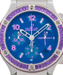 Alternative view of Hublot Big Bang 341.SV.5199.LR.1905.POP14 Automatic 41mm Unisex Replica Watch - Blue Dial, Titanium Case