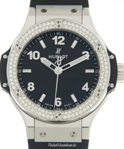 Hublot Big Bang 38mm 361.sx.1270.rx.1104 Quartz 38mm Female Replica Watch - Black Dial, Steel Case