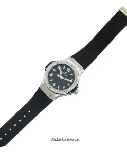 Alternative view of Hublot Big Bang 38mm 361.sx.1270.rx.1104 Quartz 38mm Female Replica Watch - Black Dial, Steel Case