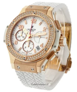 Alternative view of Hublot Big Bang 41mm 341.PE.230.RW.114 Automatic 41mm Unisex Replica Watch - White Dial, Rose Gold Case