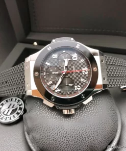 Alternative view of Hublot Big Bang 41mm 341.SB.131.RX Automatic 41mm Unisex Replica Watch - Black Dial, Steel Case