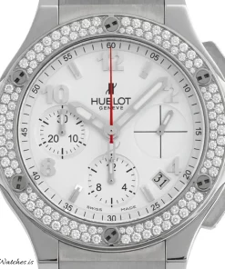 Alternative view of Hublot Big Bang 41mm 342.SE.230.RW.114 Automatic 41mm Female Replica Watch - White Dial, Steel Case