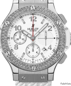 Hublot Big Bang 41mm 342.SE.230.RW.114 Automatic 41mm Unisex Replica Watch - White Dial, Steel Case