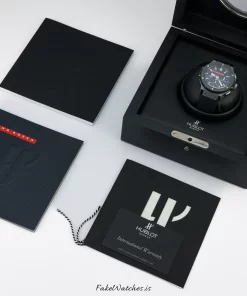 Alternative view of Hublot Big Bang 44mm 301.CM.131.RX.LUN06 Automatic 44mm Male Replica Watch - Black Dial, Ceramic Case
