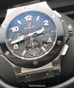 Alternative view of Hublot Big Bang 44mm 301.SB.131.RX Automatic 44mm Unisex Replica Watch - Black Dial, Steel Case