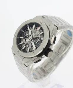 Alternative view of Hublot Big Bang 451.NX.1170.NX Automatic 42mm Unisex Replica Watch - Transparent Dial, Titanium Case