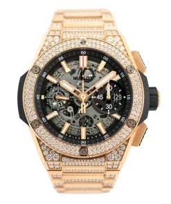 Hublot Big Bang 451.OX.1180.OX.3704 Automatic 42mm Unisex Replica Watch - Transparent Dial, Rose Gold Case