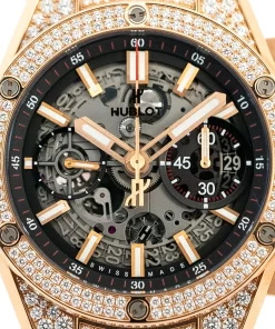 Alternative view of Hublot Big Bang 451.OX.1180.OX.3704 Automatic 42mm Unisex Replica Watch - Transparent Dial, Rose Gold Case