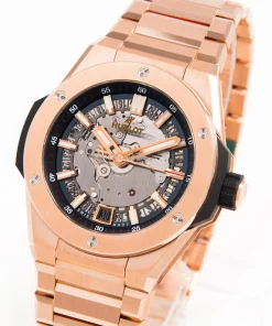 Hublot Big Bang 456.OX.0180.OX Automatic 40mm Unisex Replica Watch - Transparent Dial, Rose Gold Case