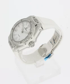 Alternative view of Hublot Big Bang 465.SE.2010.RW.1204 Automatic 39mm Female Replica Watch - White Dial, Steel Case